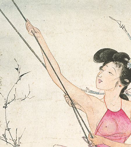振安-胡也佛的仕女画和最知名的金瓶梅秘戏图